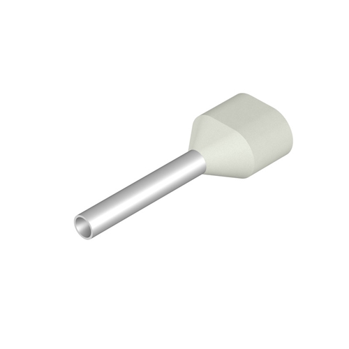 WEIDMULLER 0.5 FERRULE WHITE DOUBLE (PK