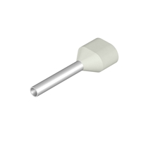 WEIDMULLER 0.5 FERRULE WHITE DOUBLE (PK