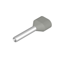 WEIDMULLER 0.75MM FERRULE GREY DOUBLE