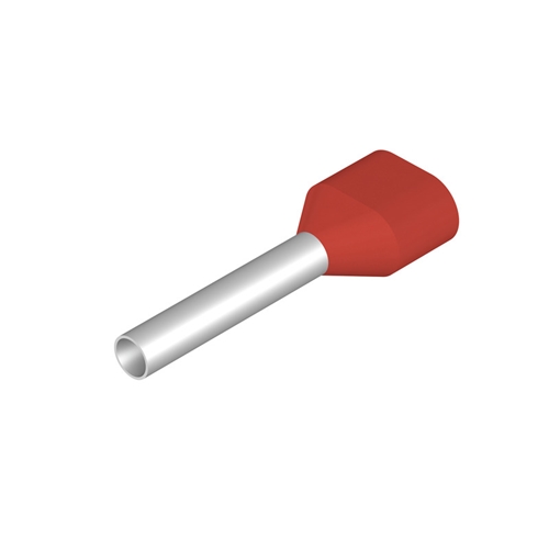 WEIDMULLER 1MM FERRULE RED DOUBLE (PK