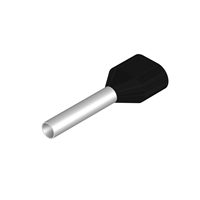 WEIDMULLER 1.5MM FERRULE BLACK DOUBLE