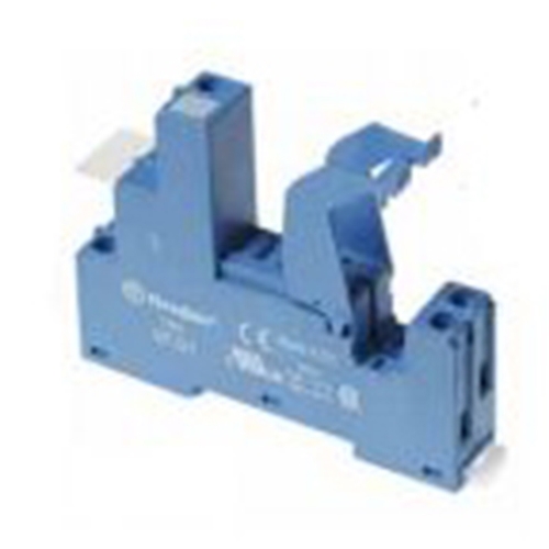 FINDER DOUBLE RELAY BASE BLUE