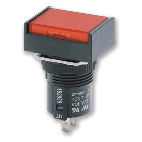 OMRON PUSHBUTTON SQUARE GREEN IP65