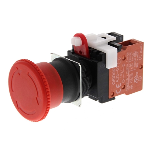 OMRON EMERGENCY STOP SWITCH NON ILLUMINATED 40MM