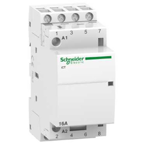 SCHNEIDER ICT 16A 4N/O 220/240VAC Contactor