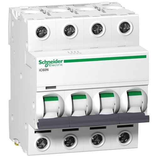 SCHNEIDER 4 pole D curve MCB 10 amp