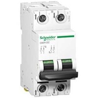 SCHNEIDER C60H-DC 500VDC 1A 2P C CIRCUIT BREAKER