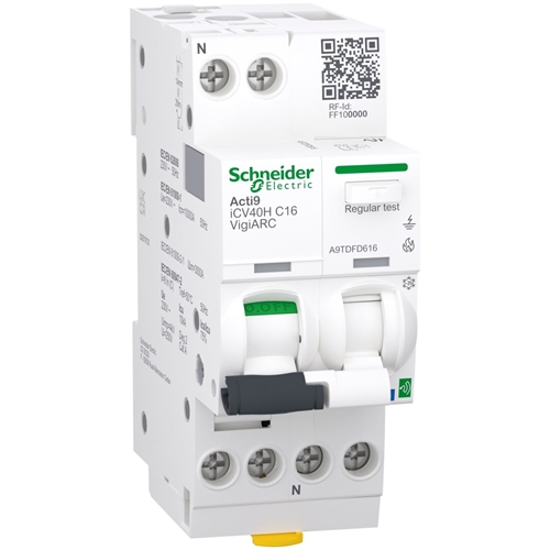 SCHNEIDER MCB+RCD+AFD 16A 30 mA A SI C 1P+N