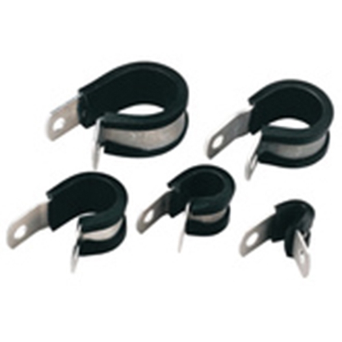 HELLERMANN  ALUMINIUM P CLIP BLACK CABLE DIAM