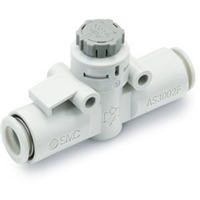 SMC 8MM INLINE FLOW CONTROL VALVE