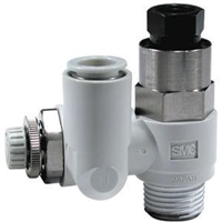 SMC BLOCK AND FLOW REGULATOR