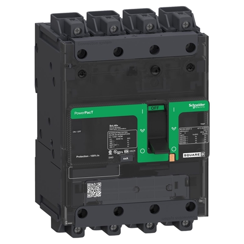 SCHNEIDER POWERPACT 15A CIRCUIT BREAKER 4P 18KA