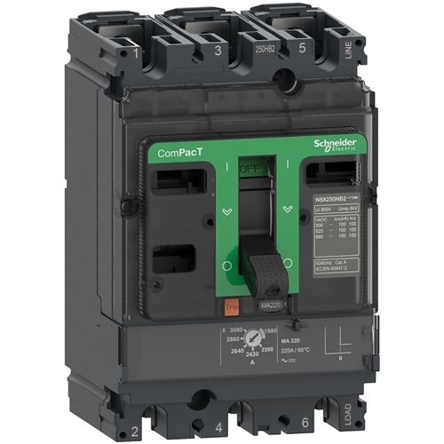 Schneider Electric NSX100R 3P 200kA MA 12.5A