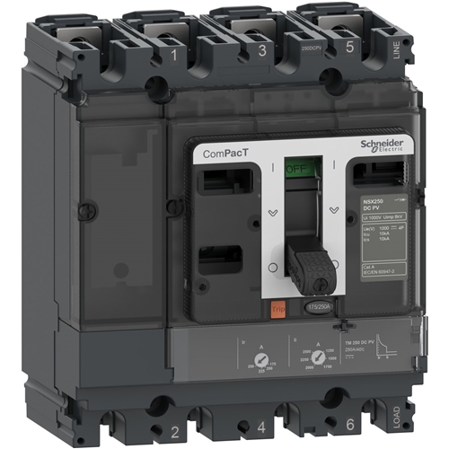 Schneider Electric NSX125 DC PV 4P 10kA TM-DC 125A