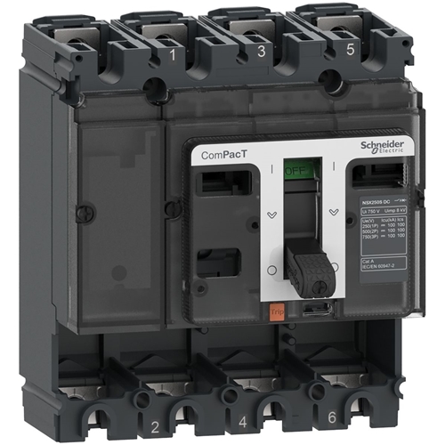 Schneider Electric NSX250F DC 4P 36kA Frame