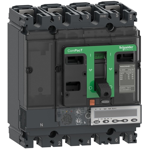 Schneider Electric NSX250R 4P 200kA ML 6.2 E 160A