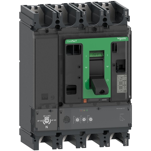 Schneider Electric NSX400HB1 4P 75kA ML 2.3 400A