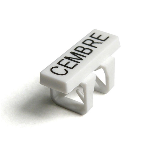 CEMBRE 4X12MM WHITE HALOGEN FREE PUSH ON