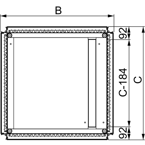 1 ENTRY CAB GLAND PLA 800X800 SF