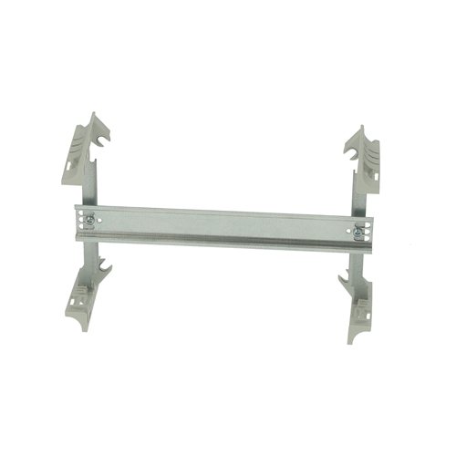 Fibox DIN rail system including front plate