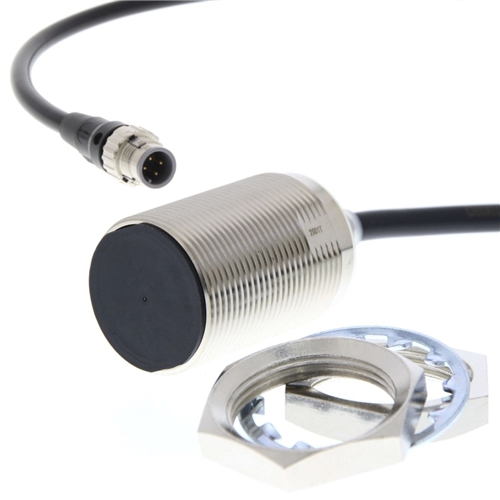 OMRON Proximity sensor, inductive, brass-nickel,