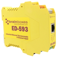 Brainboxes Ethernet to 8 Channel Thermocouple