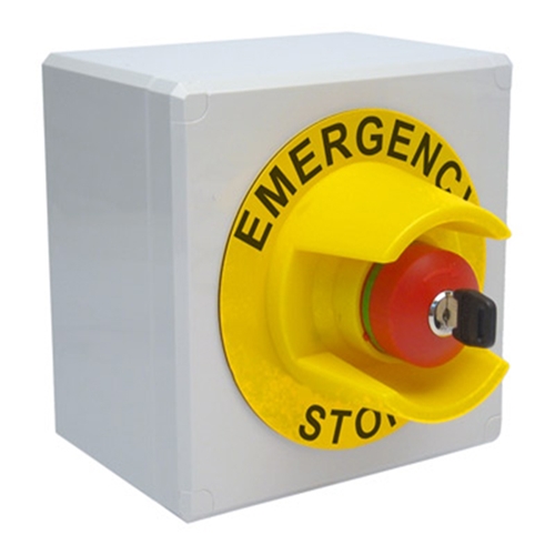 C & D SHROUDED EMERGENCY STOP