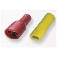 SWA RED 6.3MM FULLY INSULATED PUSH-ON