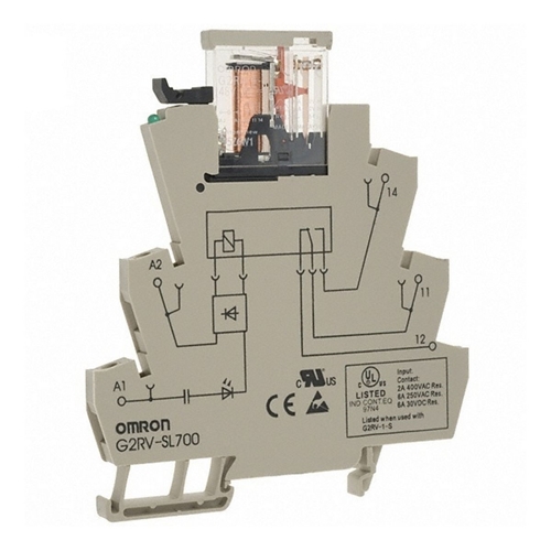 OMRON RELAY & SOCKET, 6 A CONTACTS,