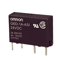 Omron Slim, miniature relay, SPST-NO, 5A