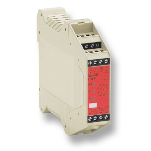 OMRON SAFETY RELAY, CAT 4, DPST-NO, 5A