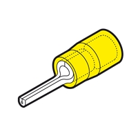 CEMBRE 10MM YELLOW LSZH PIN TERMINAL