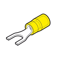 CEMBRE GP-U5 YELLOW FORK/SPADE  INSULATED TERMINAL