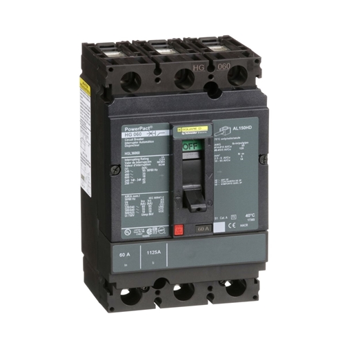 SCHNEIDER CIRCUIT BREAKER 60A 3P 600V 18KA