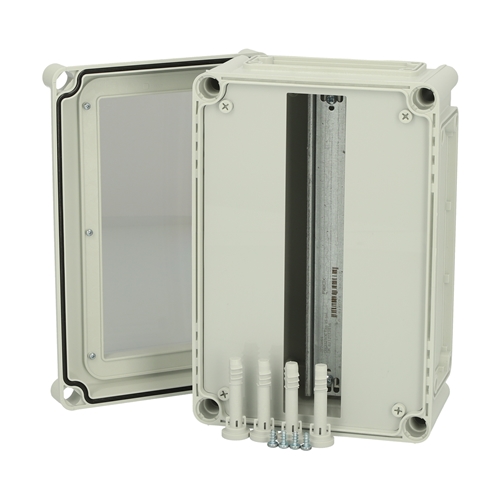 Fibox Flanged Base with screws for mounting