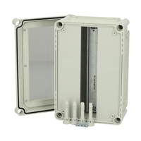 Fibox Flanged Base with screws for mounting