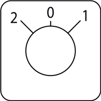 SCHNEIDER LABEL for cam switch