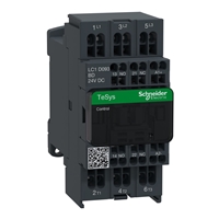 SCHNEIDER CONTACTOR 9A 24V DC SPRING TERMLS