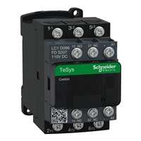 SCHNEIDER RAIL SPEC CONTACTOR 3 POLE 110V DC