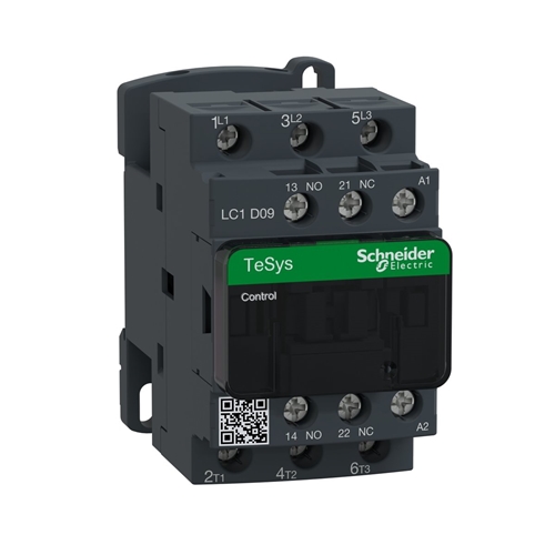 SCHNEIDER CONTACTOR 9A 1NO + 1NC 415V 50/60HZ