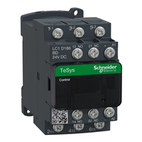 SCHNEIDER CONTACTOR 18A 3P 24VDC LUG TERMINAL