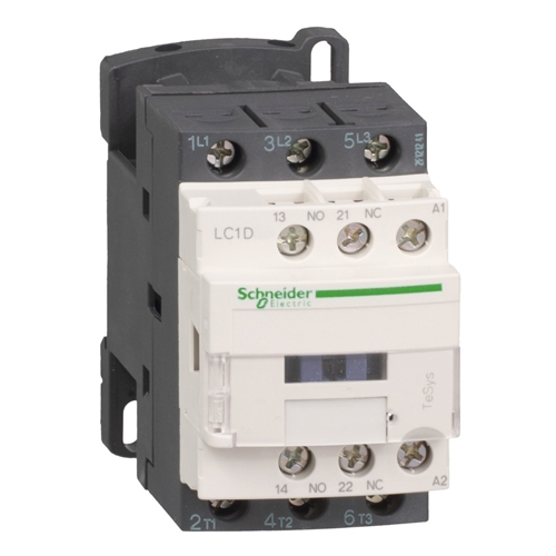 SCHNEIDER CONTACTOR 18A 1NO + 1NC 500V 50/60HZ