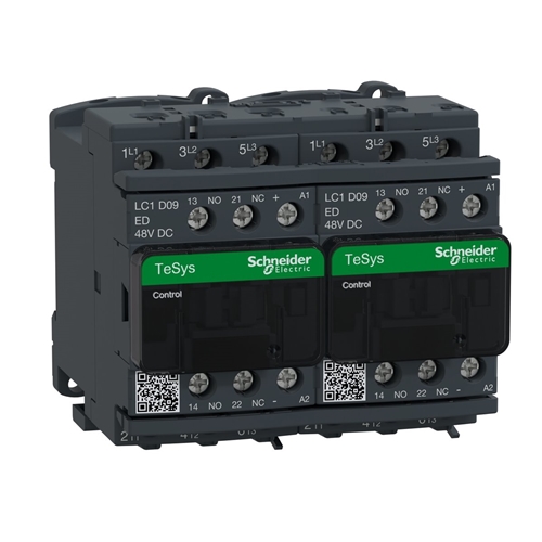 Schneider Electric REV CONT 9A 1NO+1NC 48V DC wide