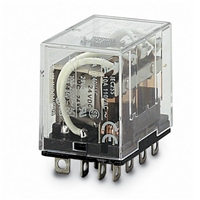 OMRON PLUG IN RELAY 14 PIN 4PDT 10A LED