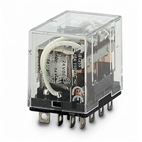 OMRON RELAY, PLUG-IN, 14 PIN, 4PDT, 10 A, LED