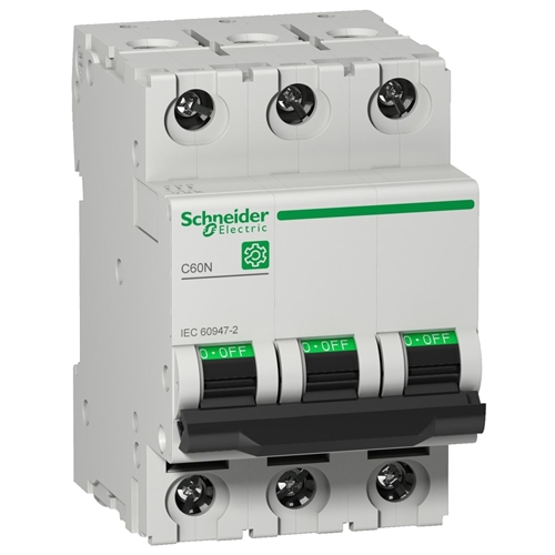 SCHNEIDER MULTI9 C60N 3P 6A B CURVE MCB