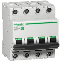 Schneider Electric C60SP 4P C 6A 10KA 277V UL1077