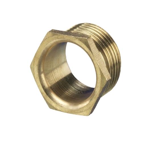 Schneider Brass bush 20mm short male. Pack 100