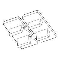 CEMBRE 4.2X10MM WHITE TERMINAL MARKER