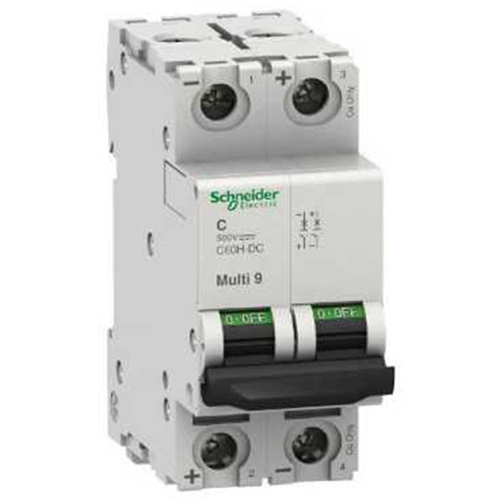 SCHNEIDER C60H-DC 2P 2A 500VDC CIRCUIT BREAKER